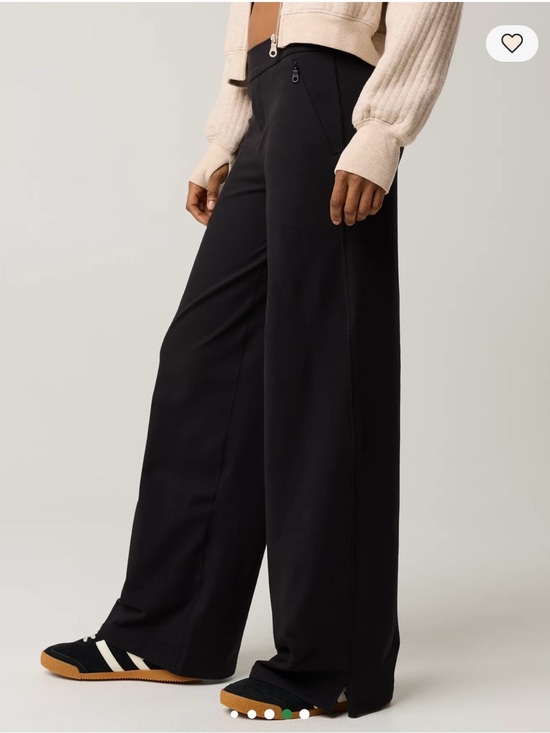 aerie Pants - Offline by Aerie The Hugger Wide Leg Pant Black Size XS Athleisure Casual Chic